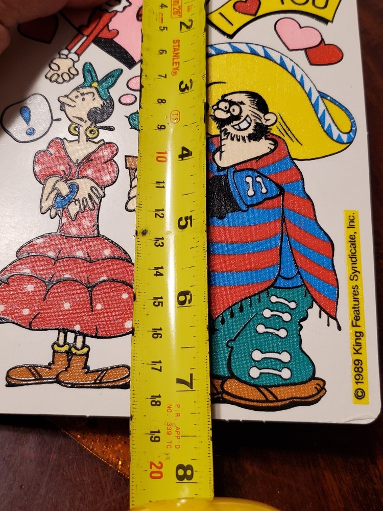 1989 Popeye vinyl sticker.