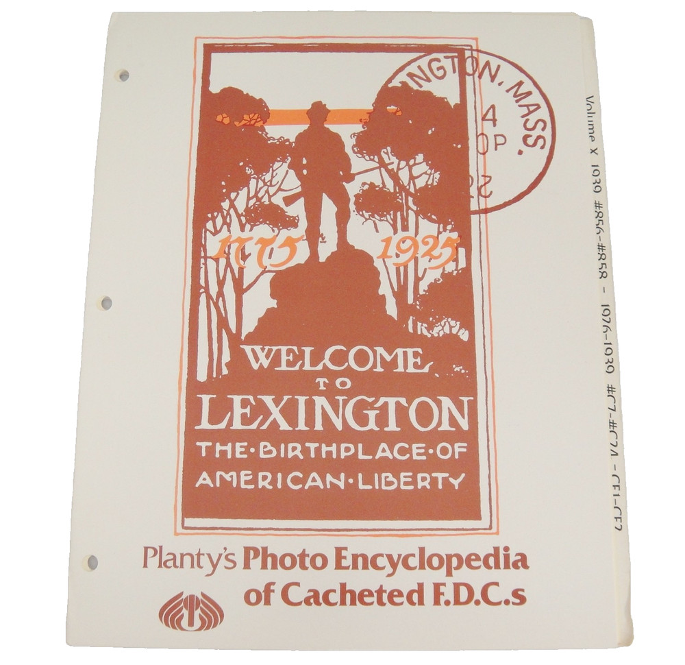 Plantys Photo Encyclopedia of Cacheted First Day Covers FDCs Volume X 856-858