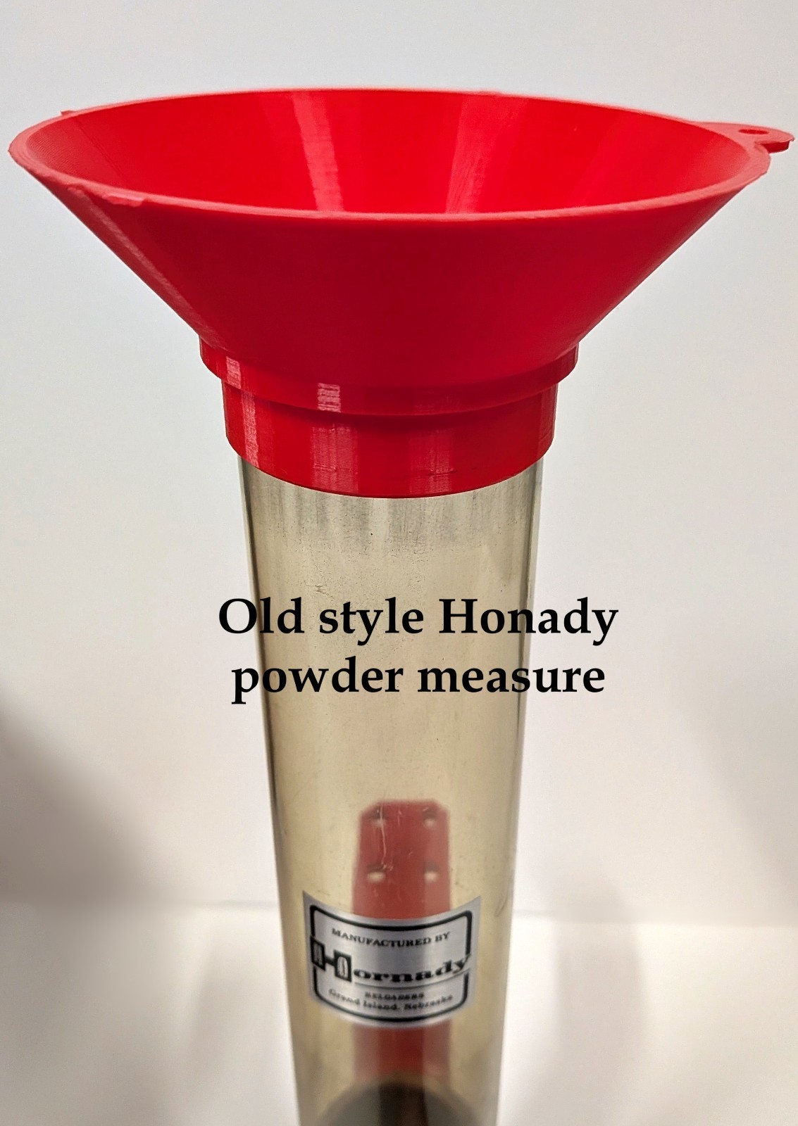 Reloading Powder Funnel Fits Hornady Lock-N-Load - 1lb 8lb Canisters *Free ship*