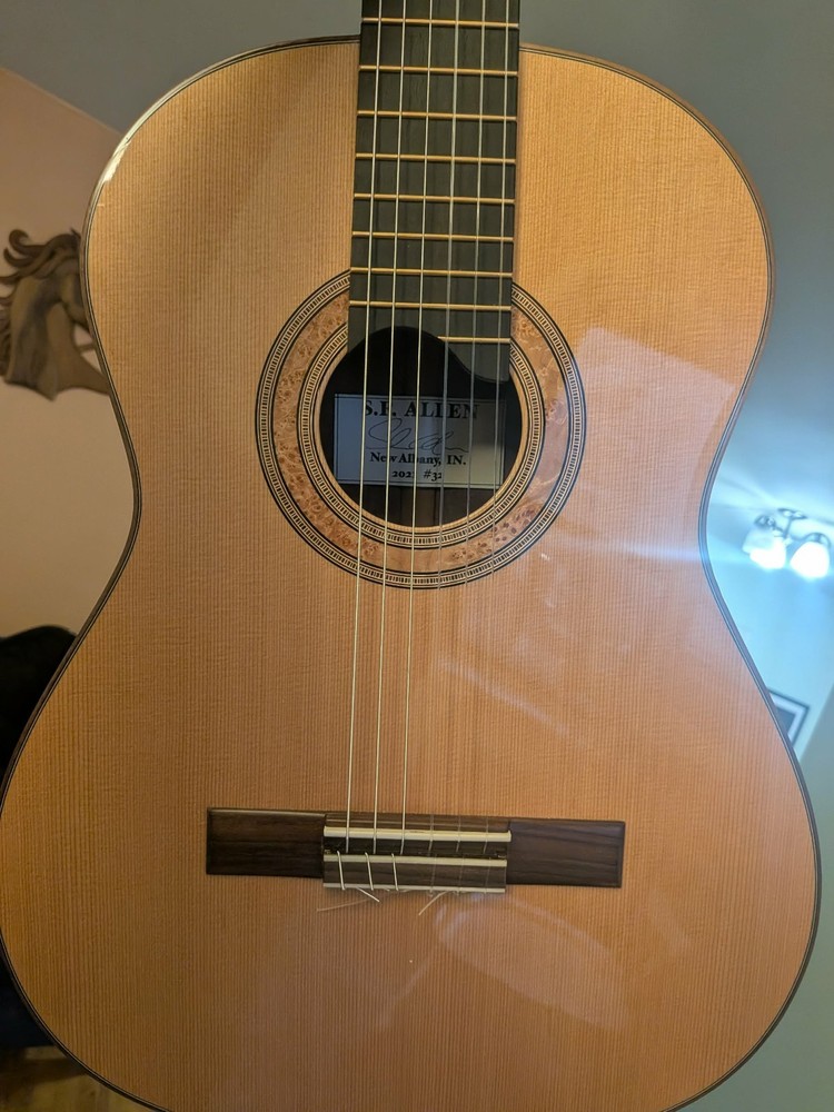 Steve Allen Solid Granadillo and Cedar classical guitar