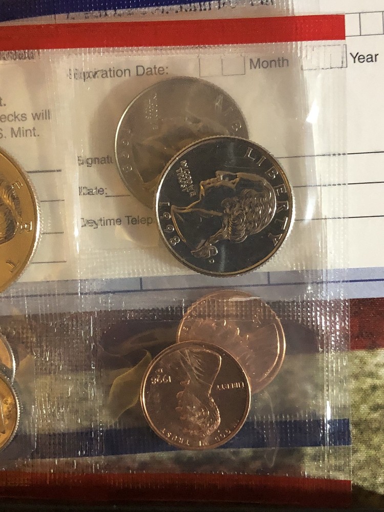 1998-s Silver Proof Set DCAM + 1998 Uncirculated P & D Set