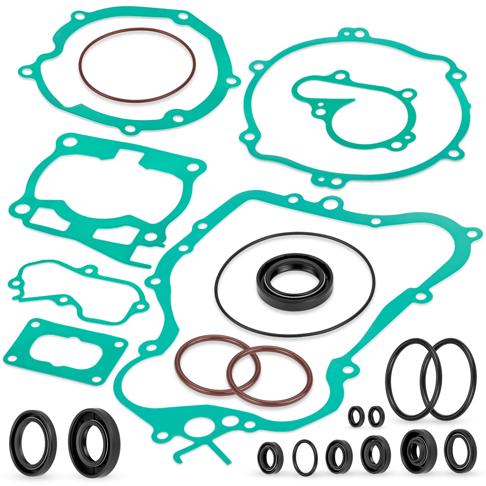 Complete Engine Top & Bottom End Gasket w/ Oil Seal Kit For Yamaha YZ125 1998-04