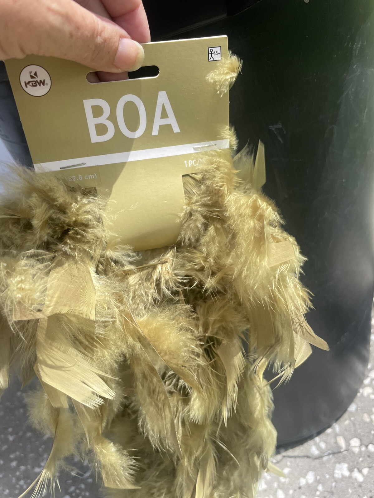 Feather Boa Halloween Costume Fancy Moss Hunter Green