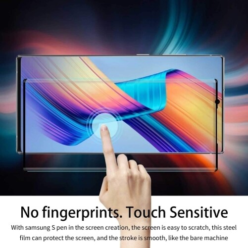 For Samsung Galaxy Note 10 Plus - Screen Protector Tempered Glass (Fingerprint