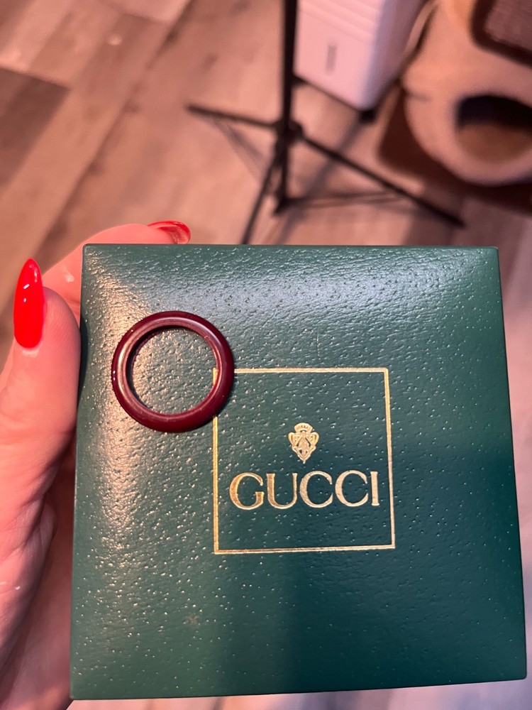 Gucci Bezel Watch Replacement Bezel - Burgundy