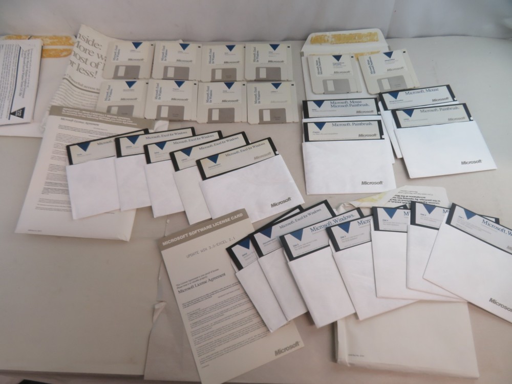 Microsoft Excel Floppy Disks Lot