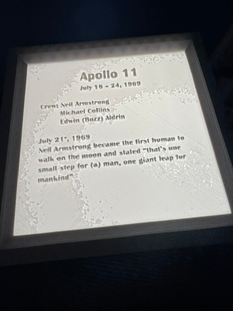 Apollo 11 Limited Edition Collectible Lightbox