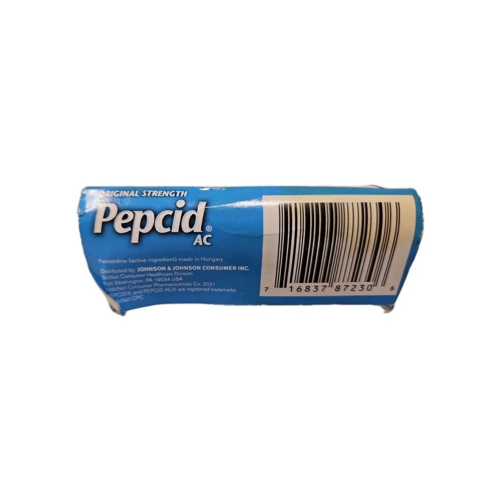 Pepcid AC Original Strength Acid Reducer 30 Tablets New In Box