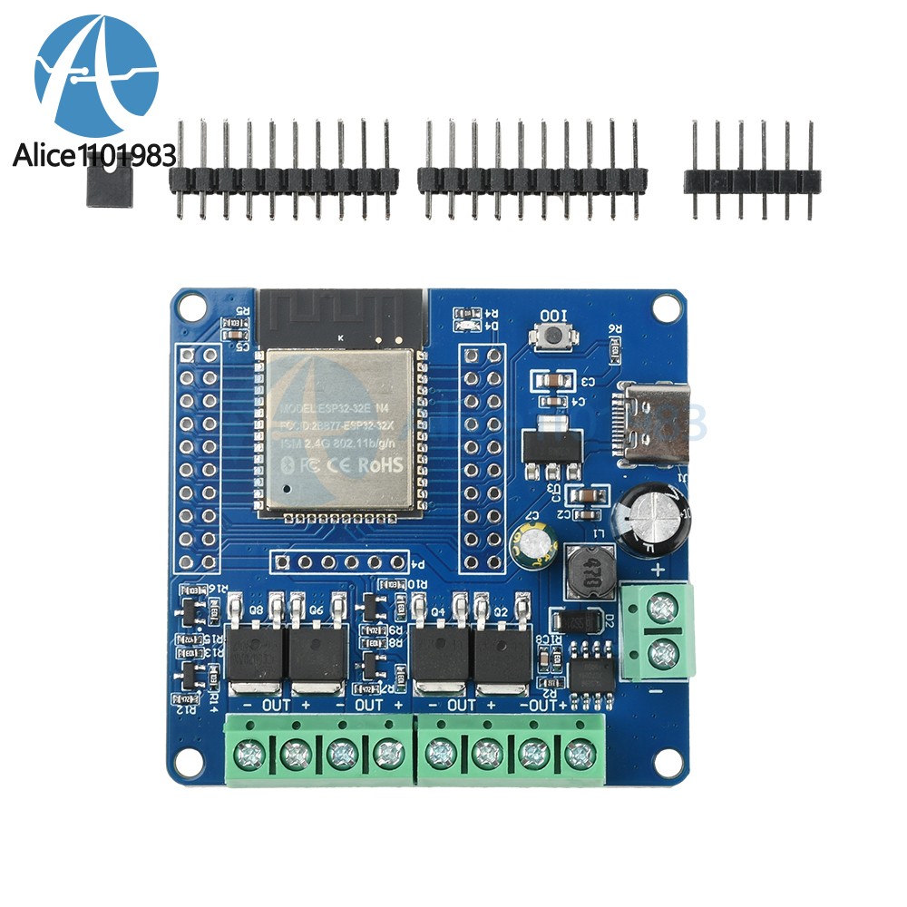 2/4Channel MOS Switch Relay Module ESP32 WIFI Bluetooth Development Board Type-C