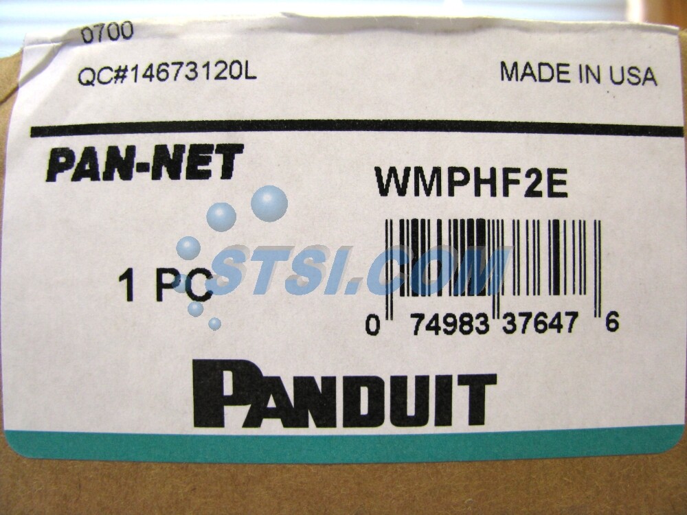 Panduit WMPHF2E 2U PatchLink Horizontal Cable Manager w/Cover, FRONT ONLY ~STSI
