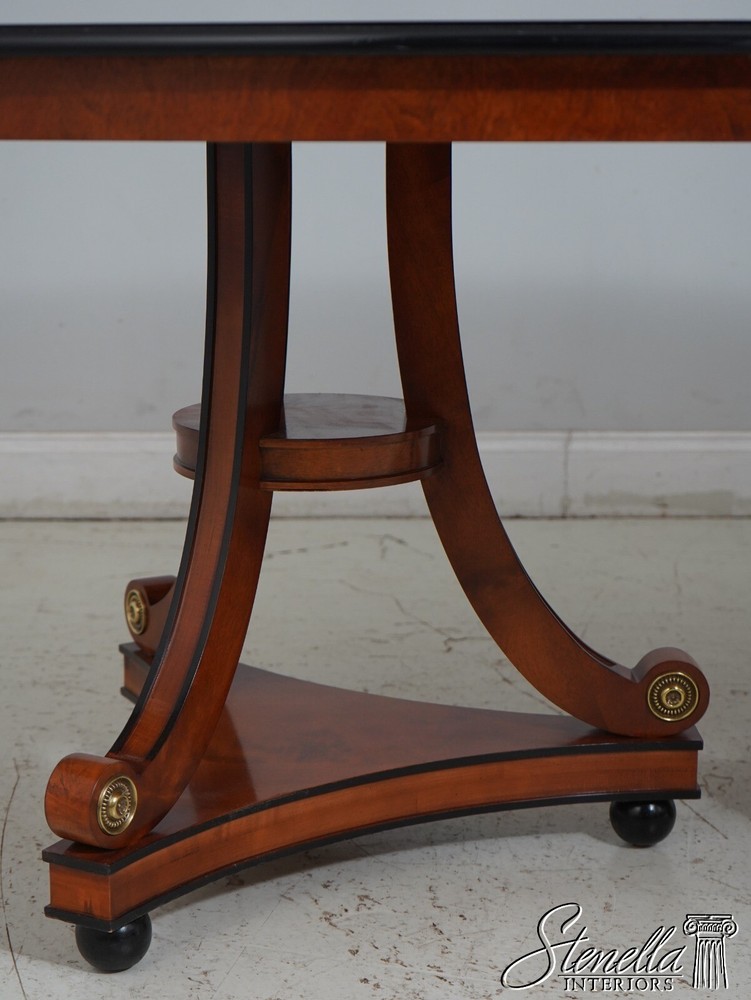 L66009: CENTURY Neoclassical Cherry Walnut Dining Room Table