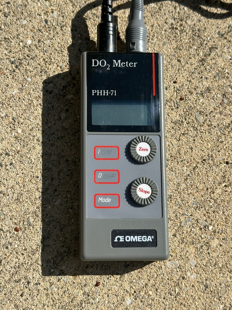 Omega PHH-71 DO Dissolved Oxygen & Temperature Meter *Works* 9v Portable