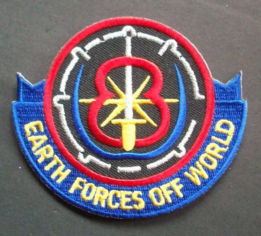 Babylon 5 "Earth Forces Off World" Embroidered Patch -new