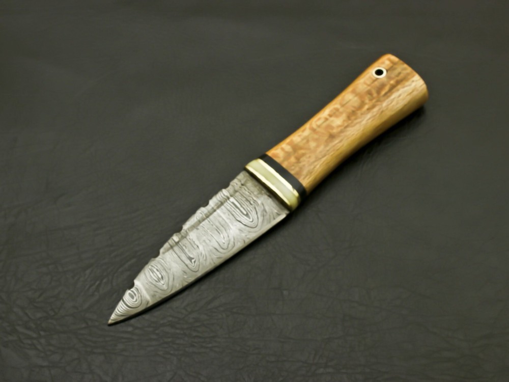 8 inches Celtic Scottish Dirk SGIAN DUBH DAGGER Bone Handle Knife.