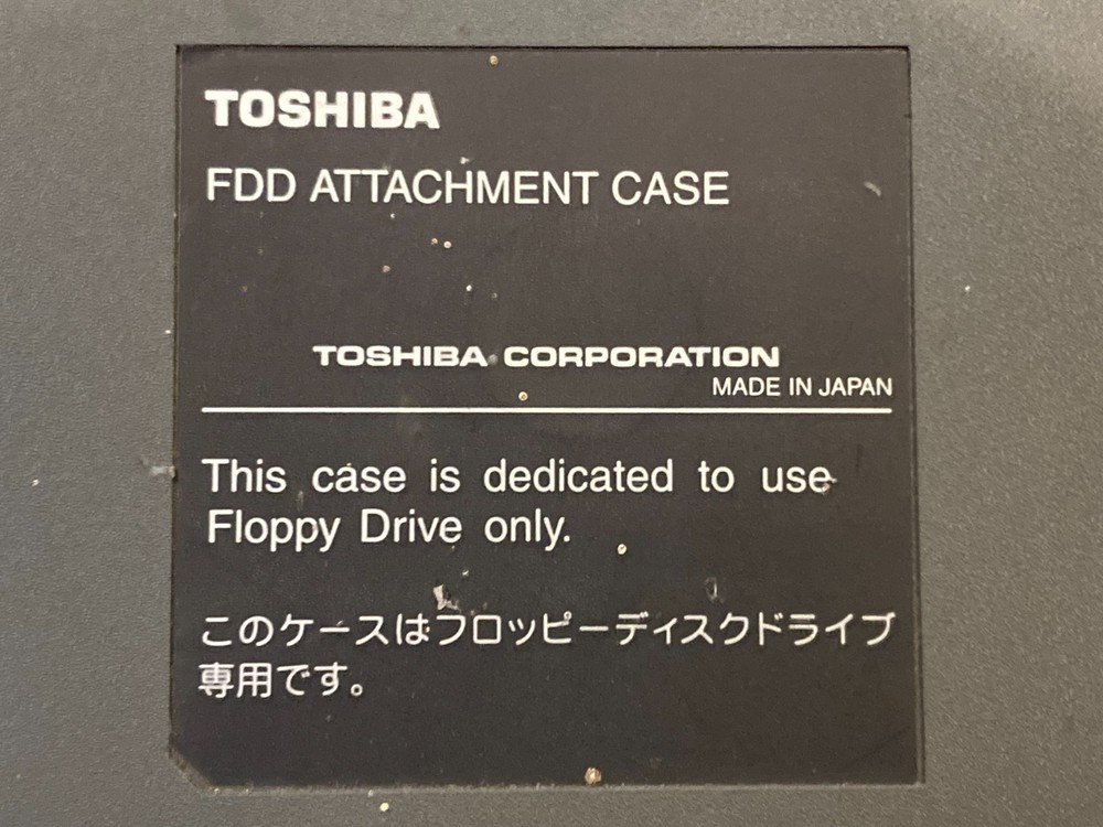 Toshiba FDD Attachment Case Floppy Drive