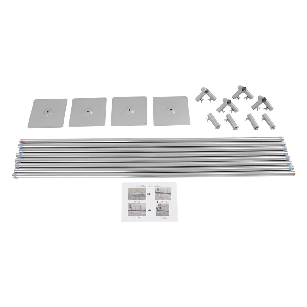 Adjustable 4 Post Hardware Kit, Outdoor Wedding Party Stand, Backdrop Stand US