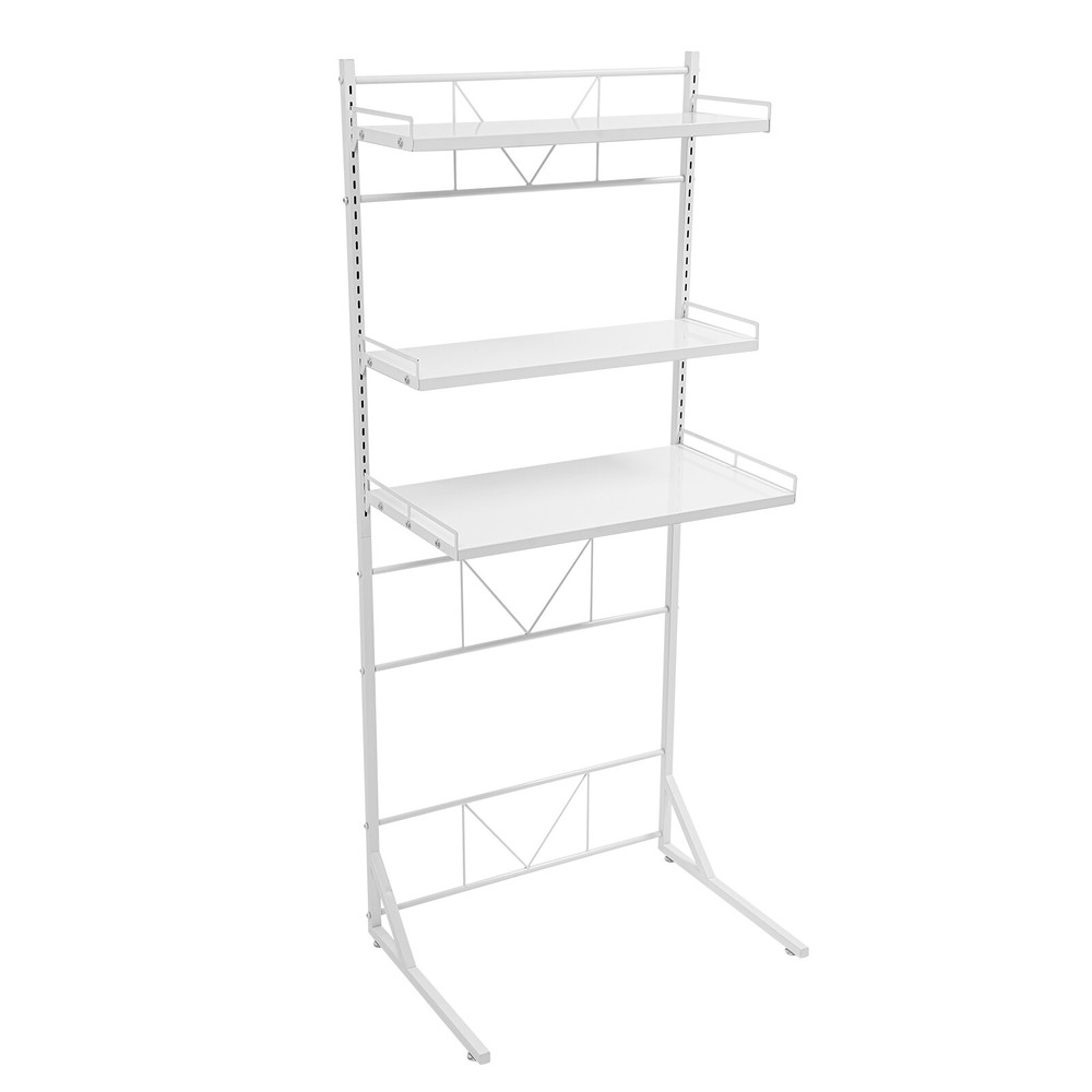 Multi-functional Three Tier Washing Machine Shelf, Laundry Room Storage Shelf