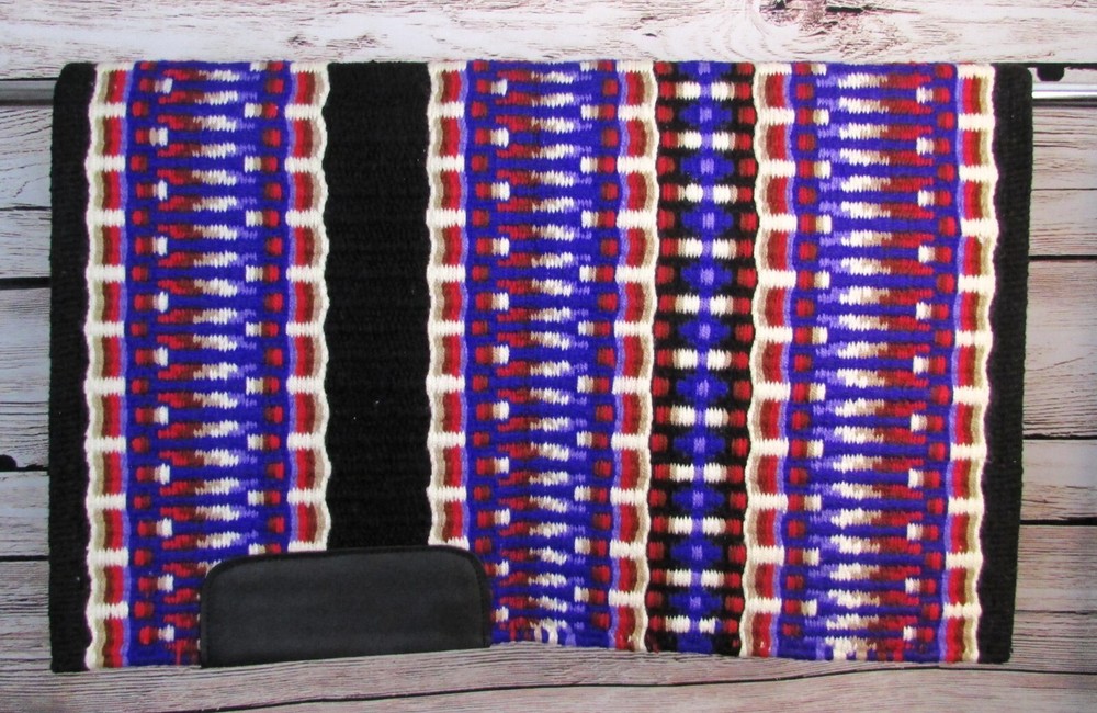 Fancy Geo Oversize Western Saddle Show Blanket