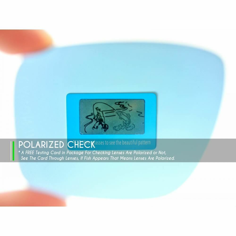 hdhut Anti-Scratch Polarized Replacement Lens for-Oakley Double Edge Black
