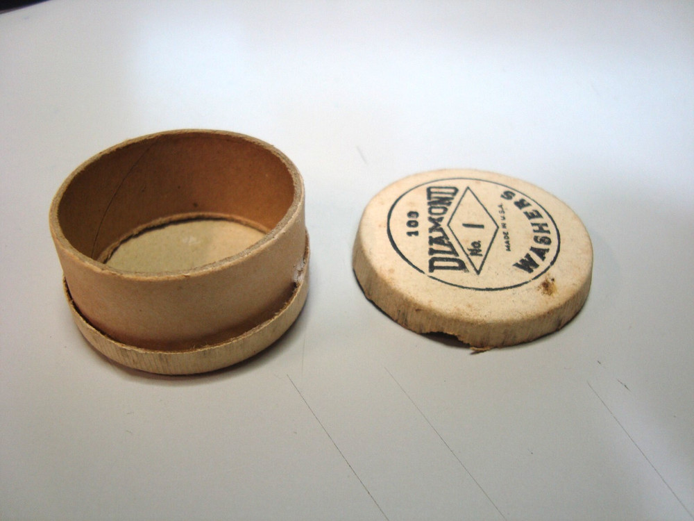 Diamond No. 1 Washers, Vintage, Empty Box, Probably from 1950's (1075Cc)