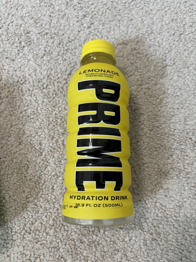 Prime Lemonade Hydration Electrolyte Drink 16.9 fl oz (500ml) Liquid Beverage