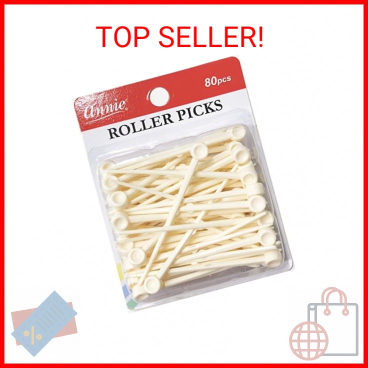 Annie Plastic Roller Picks 80PCS #3199