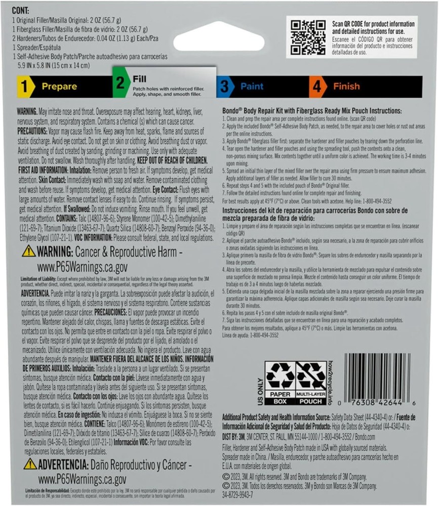 Bondo Body Repair Kit