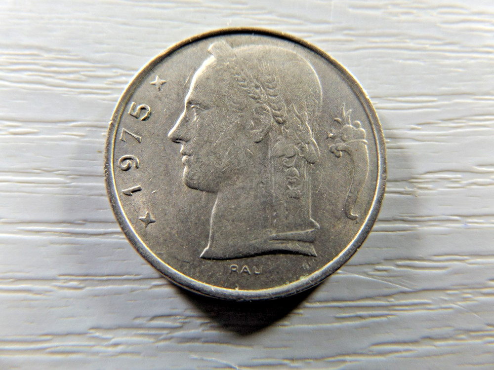 BELGIUM 1975 5 Francs