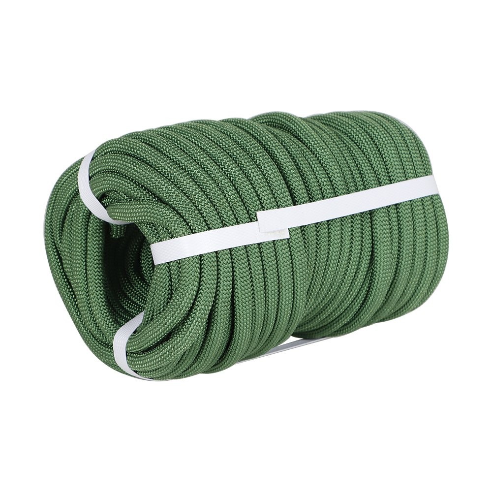 3520Lbs Armygreen High Strong Pulling Rope Braided Polyester Rope 3/8" × 100'
