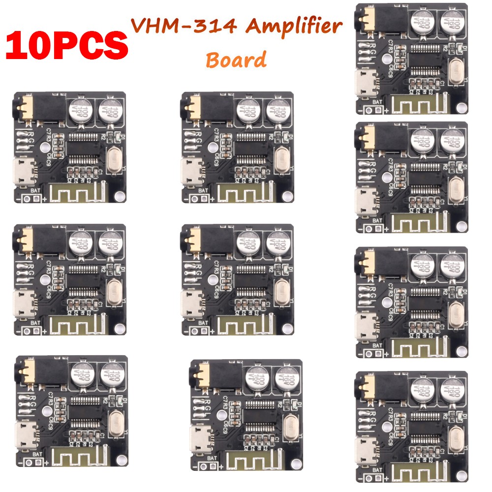 10x Digital VHM314 Bluetooth Audio Receiver Board 5.0 MP3 Lossless Decoder Board