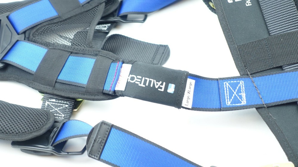 7074BLX Falltech Contractor Plus Belted Fully Body Harness Size 2XL