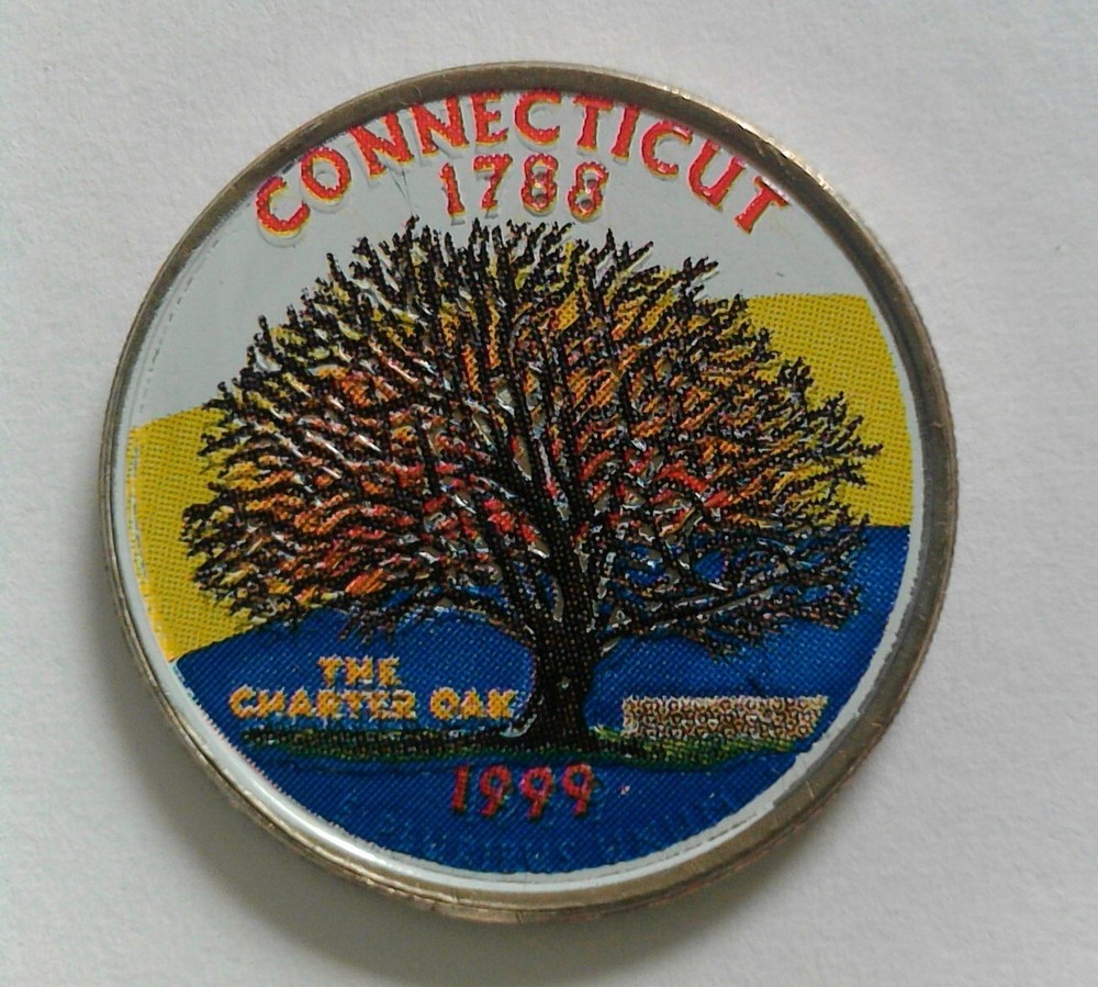 Connecticut - 1999 Colorized State Quarter
