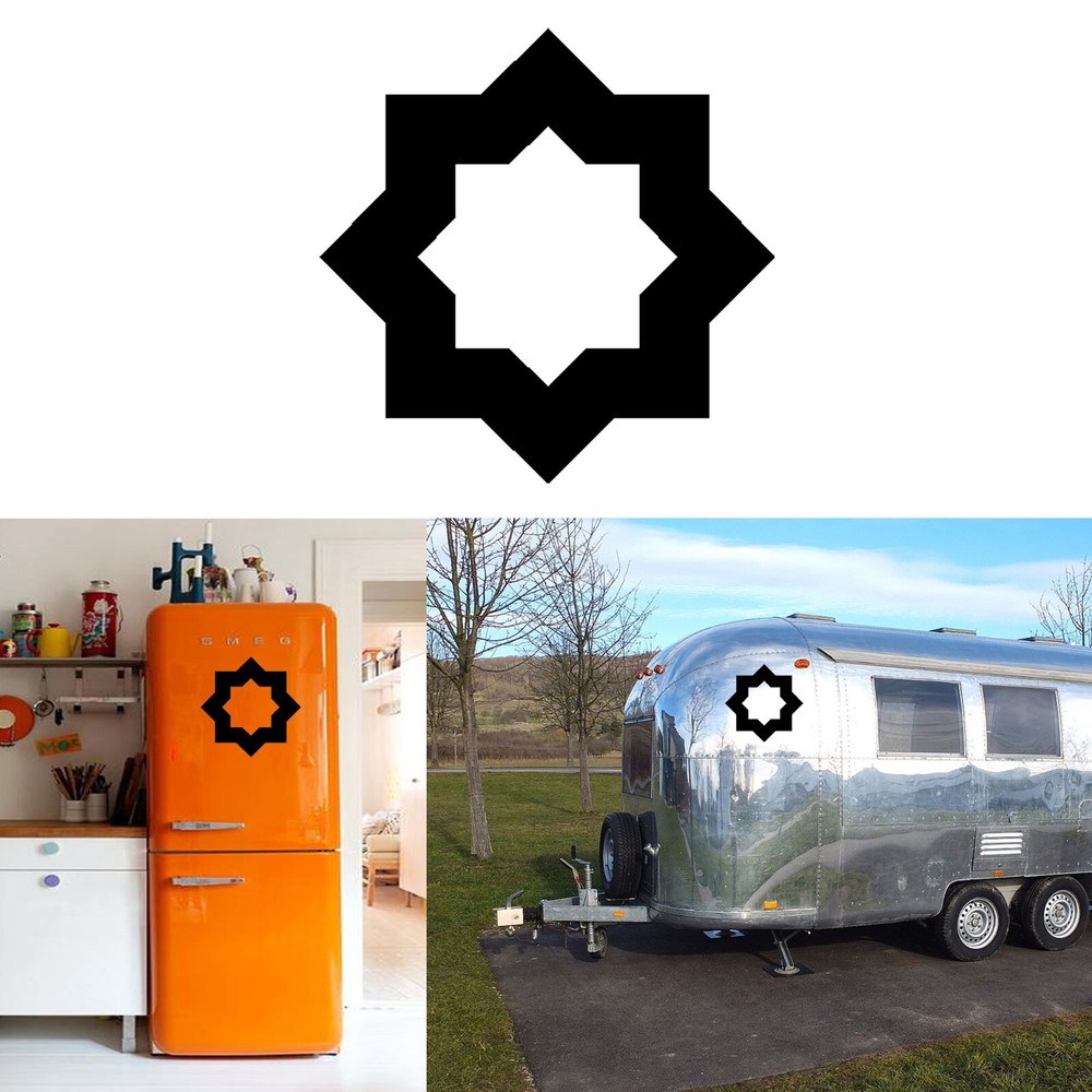 Star Mudéjar, Sticker Vinyl Cut