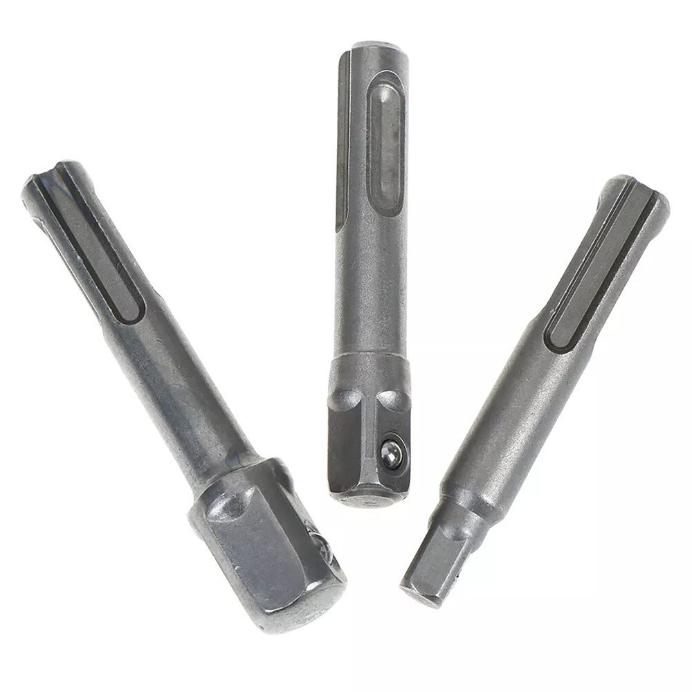 5pcs SDS Plus 1/4 Hex Socket Driver Hammer Drill Bit Adaptor Accessories Kit