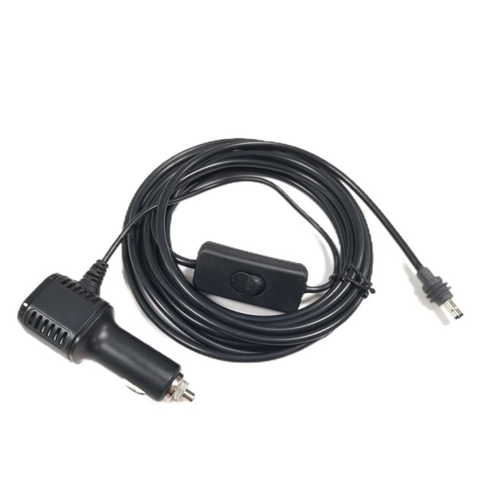 Multi Device Compatible 5M Vehicle Charger Power Cable with Real Voltmeter