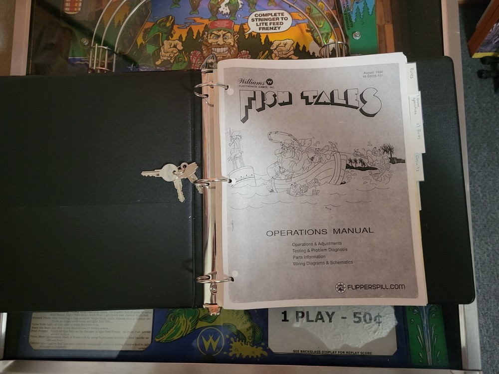 Fish Tales Pinball Machine, 1992