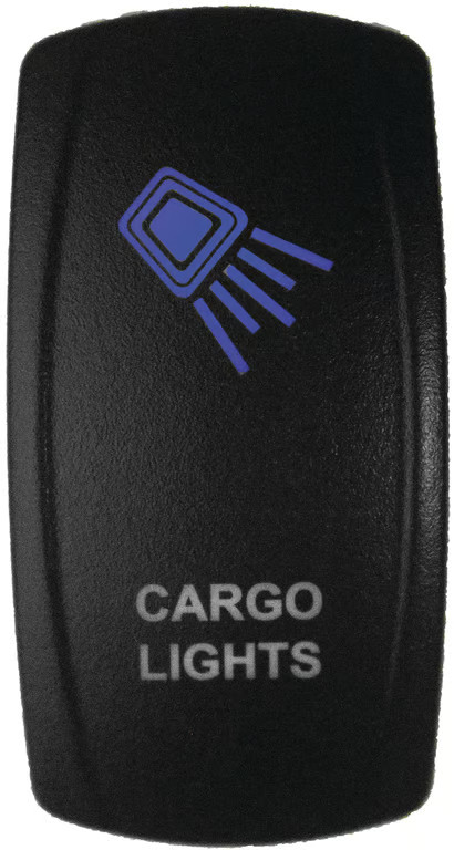 Dragonfire Laser Etch Dual LED Switch - Cargo Light - Blue ATV/UTV 522620