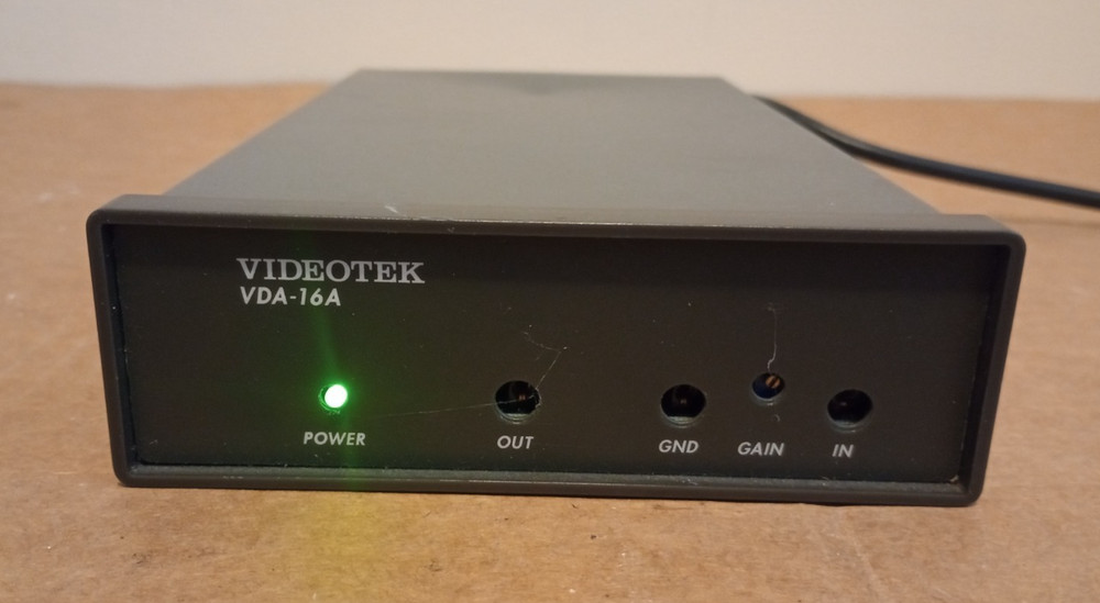 Used Videotek VDA-16 Video 115V 12VA ~ Powers Up