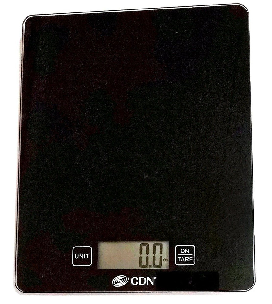 CDN Digital Scale Low Profile 11lb Capacity SD1102-BK
