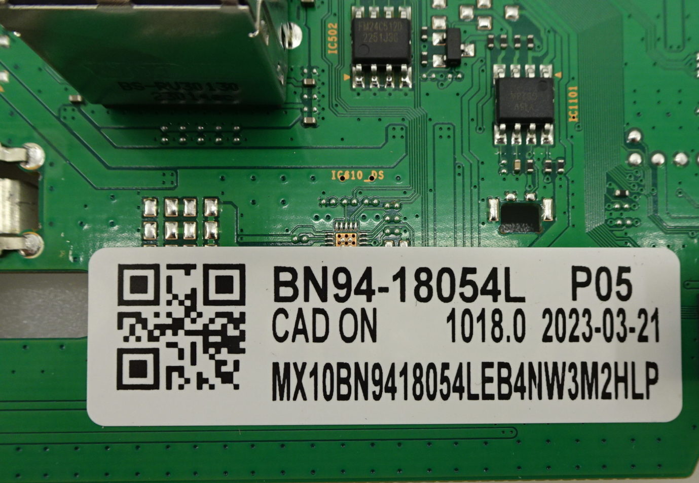 Samsung UN75CU7000FXZA Main Board (BN41-02992A) BN94-18054L