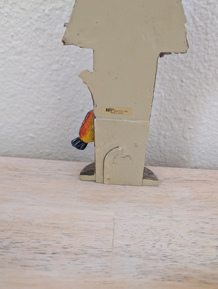 Giftco Bird House Thermometer Wall Hanging Ceramic