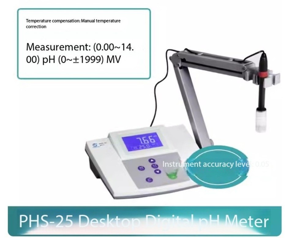 Acidity Meter PHS-25/3C Bench-top Digital Display Acidity Meter Laboratory PH