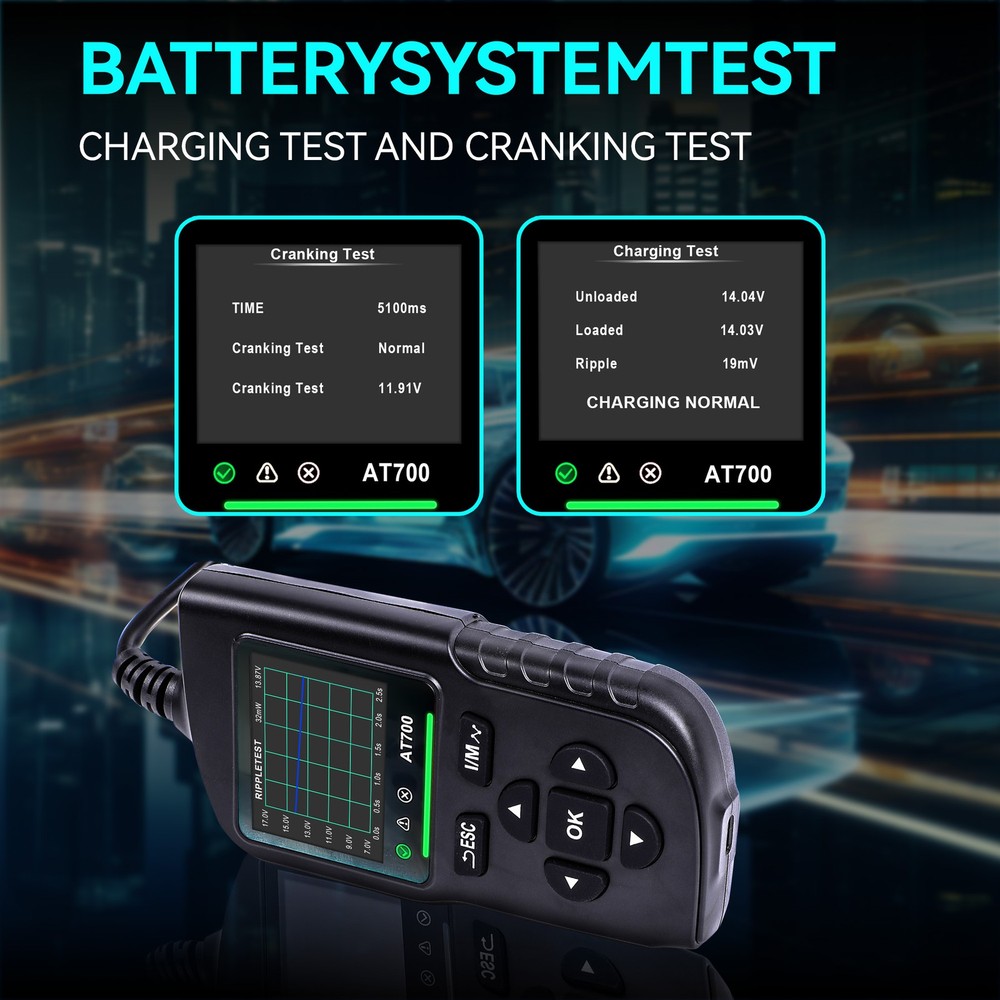 AT700 Scanner Code Reader Car Diagnostic Scan Tool Check Engine Fault US