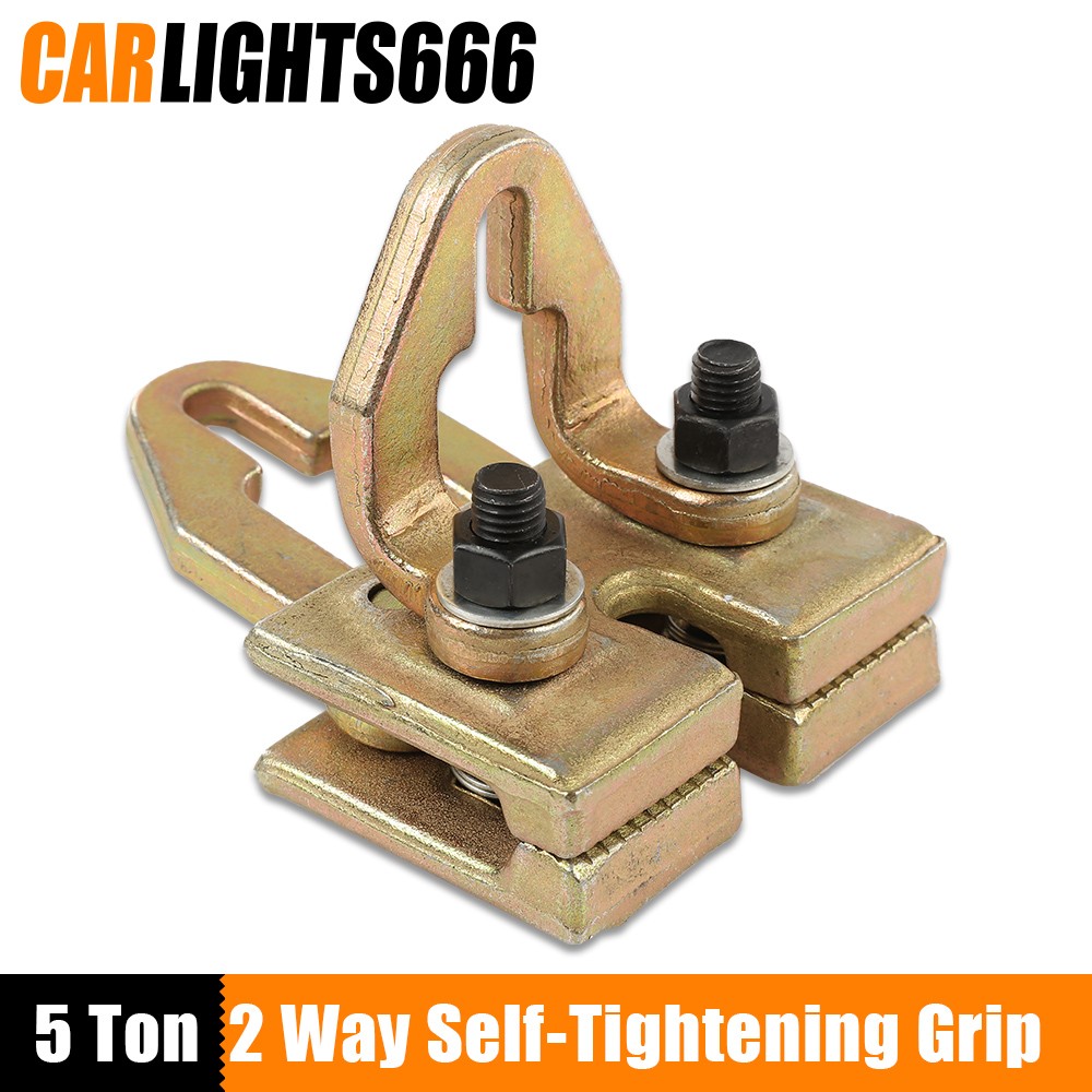 Auto Body Repair Tool 5 Ton 2 Way Self-tightening Pull Clamp Frame Dent Puller