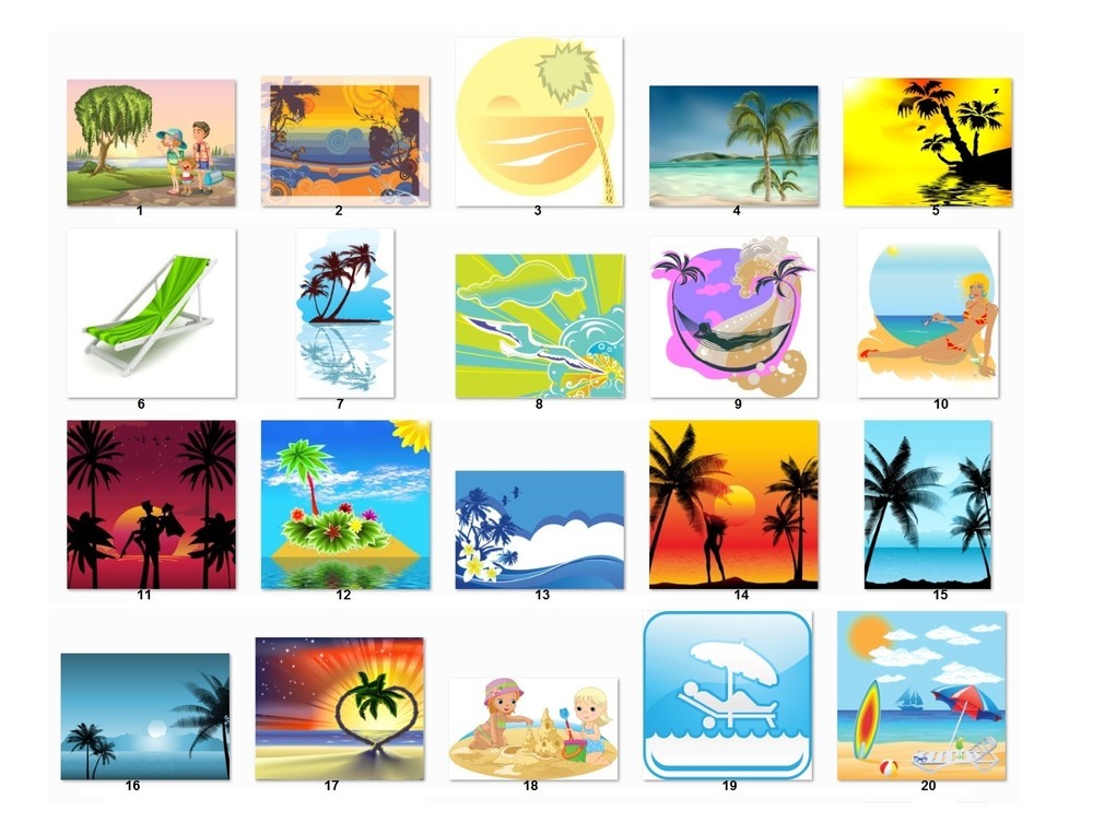 30 Personalized Address labels Scenic Beaches {bsca1}