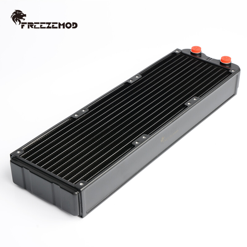 FreezeMod G1/4" 360mm Aluminum Radiator PC Computer Water Cooling 45mm Thick