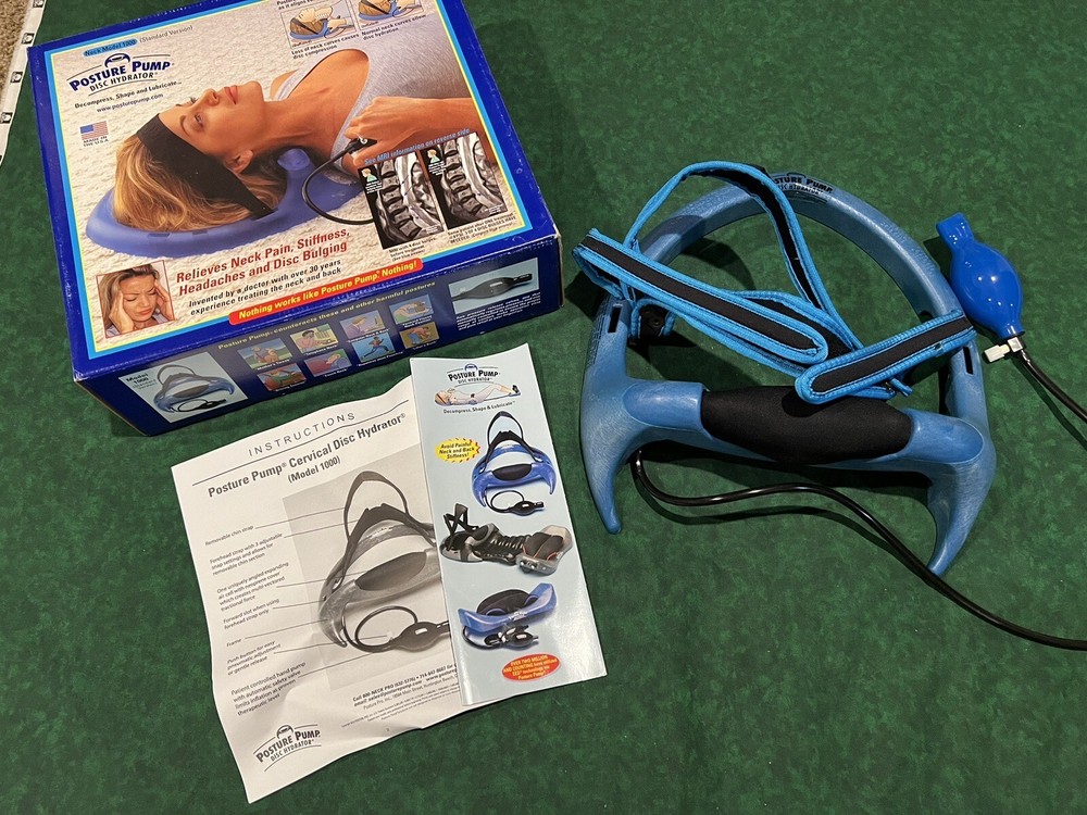 Posture Pump - Disc Hydrator - Professional Model 1000 Neck Exerciser Cervical