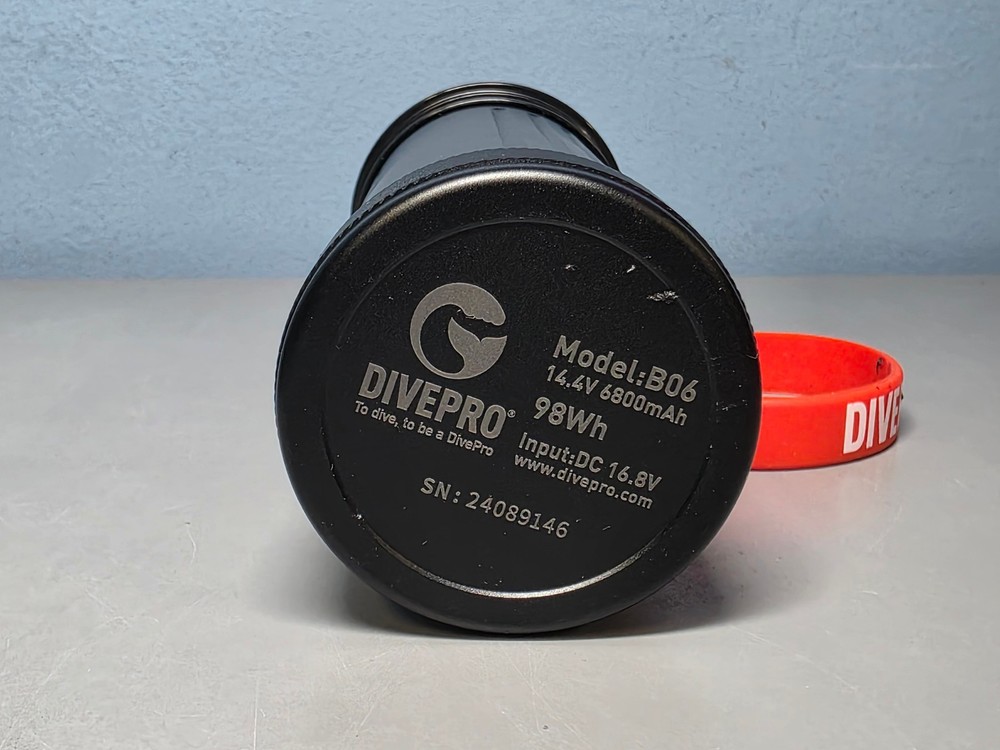 Divepro M6500B Technical Backmount Dive Light 6500 Lumen Rechargable - New!