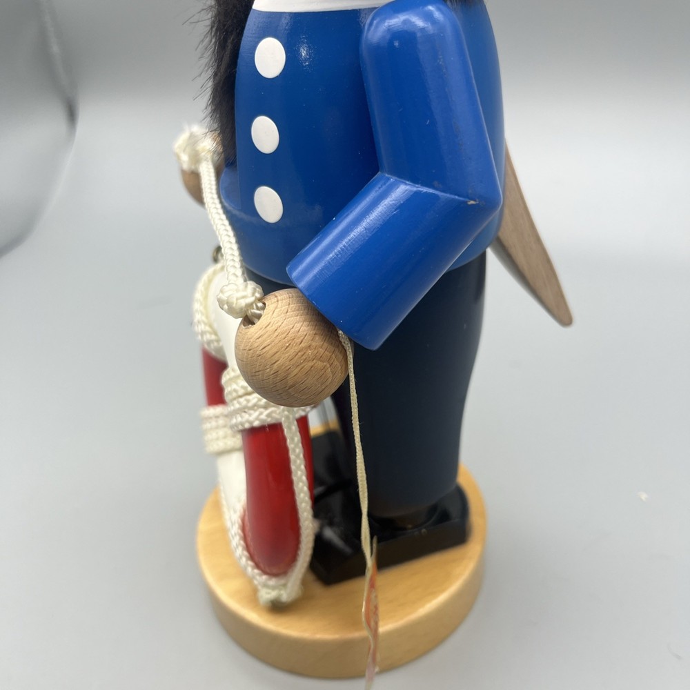 STEINBACH NUTCRACKER GERMAN WOODEN NUTCRACKER CHUBBY SAILOR S1321 Naval Captain