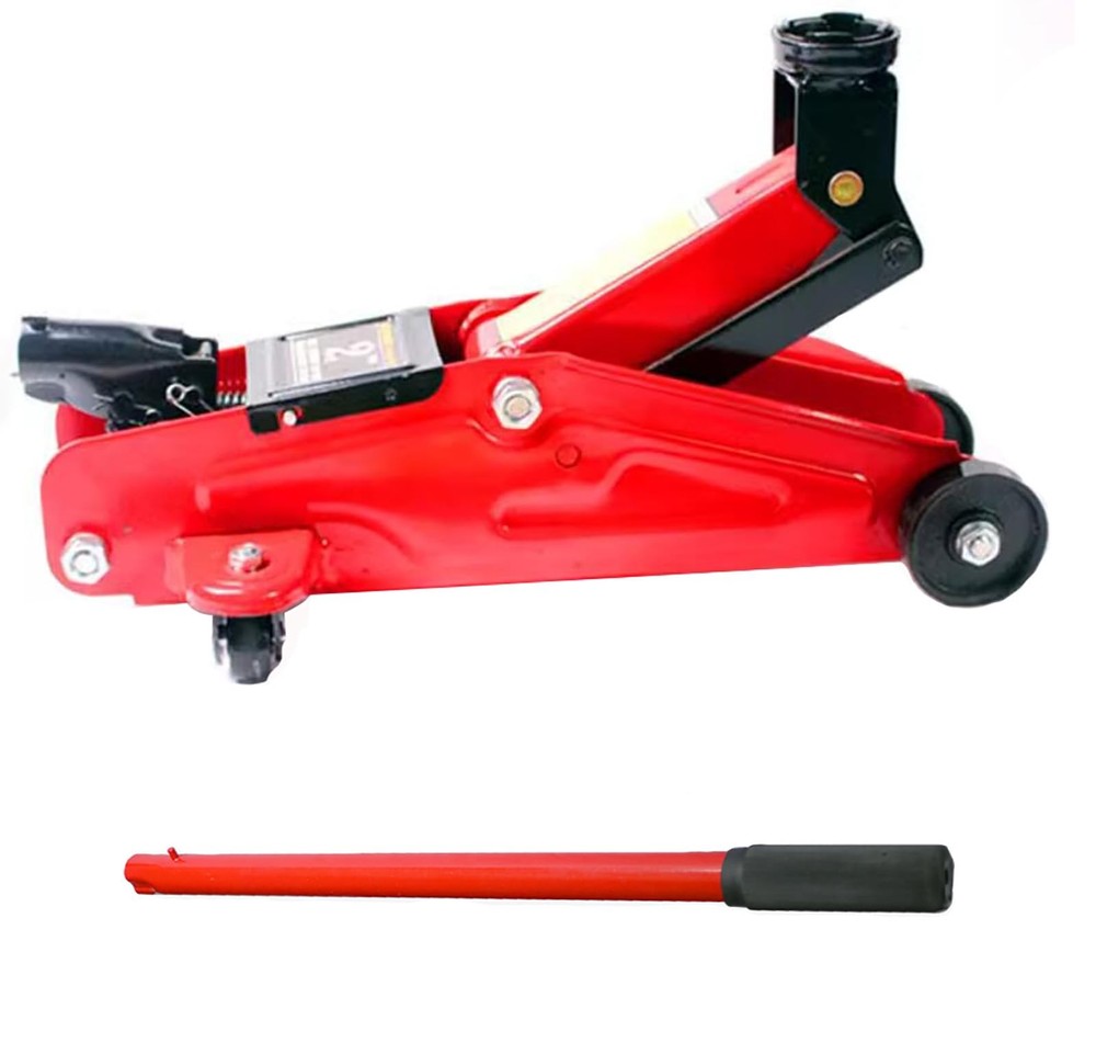 Horizontal Hydraulic Jack Handle Replacement, 2 Ton 14.6 Inch, Red